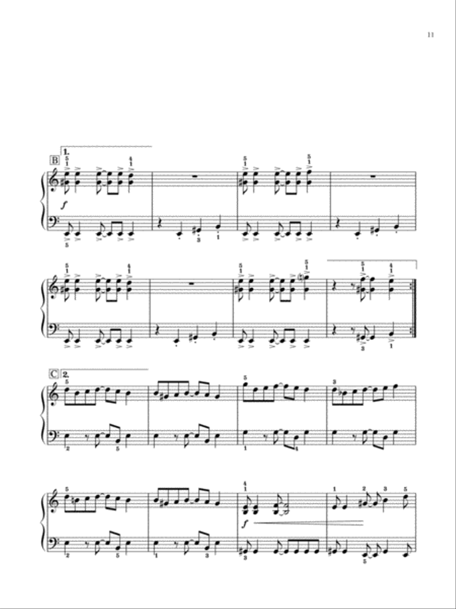 Zelda II™: The Adventure of Link™ Palace Music Easy Piano scores gallery preview page 2
