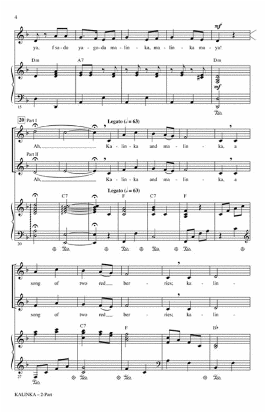 Kalinka 2-Part scores gallery preview page 3