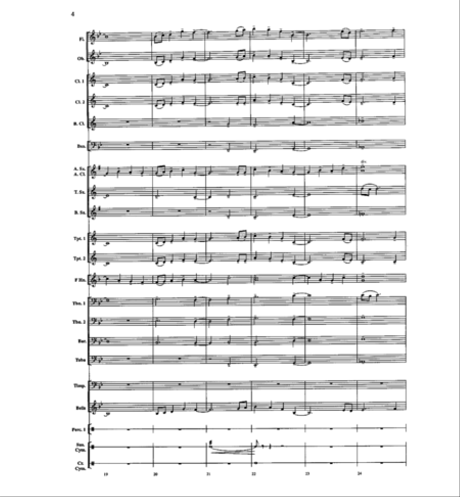 On Freedom's Wings Concert Band scores gallery preview page 5