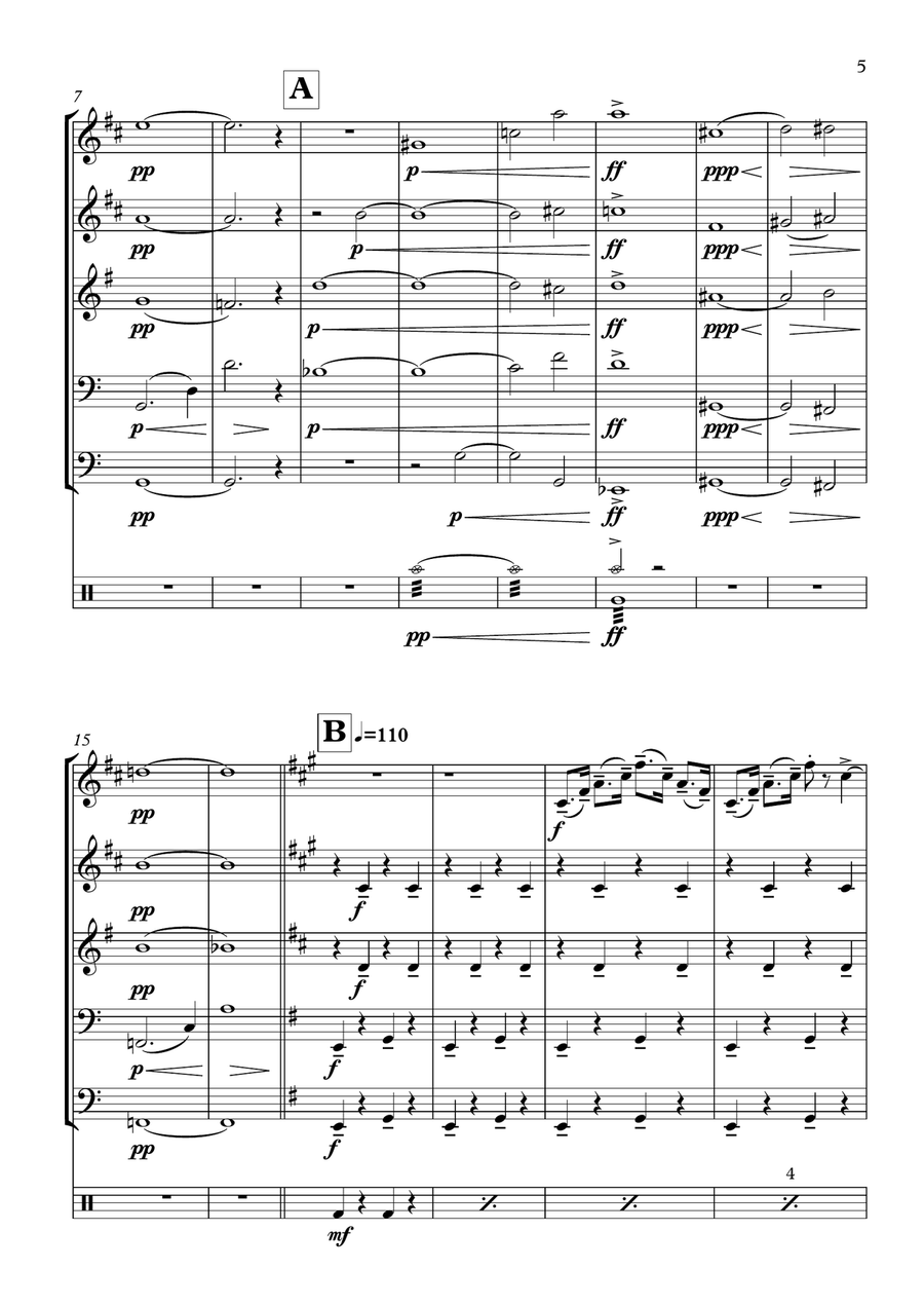 Dance Of The Knights Dance Of The Knights Brass Quintet scores gallery preview page 5