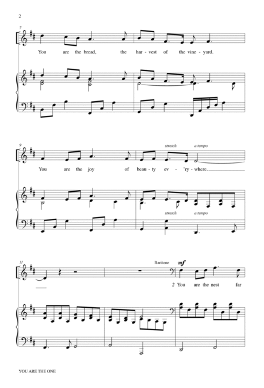 You Are the One 3-Part scores gallery preview page 2