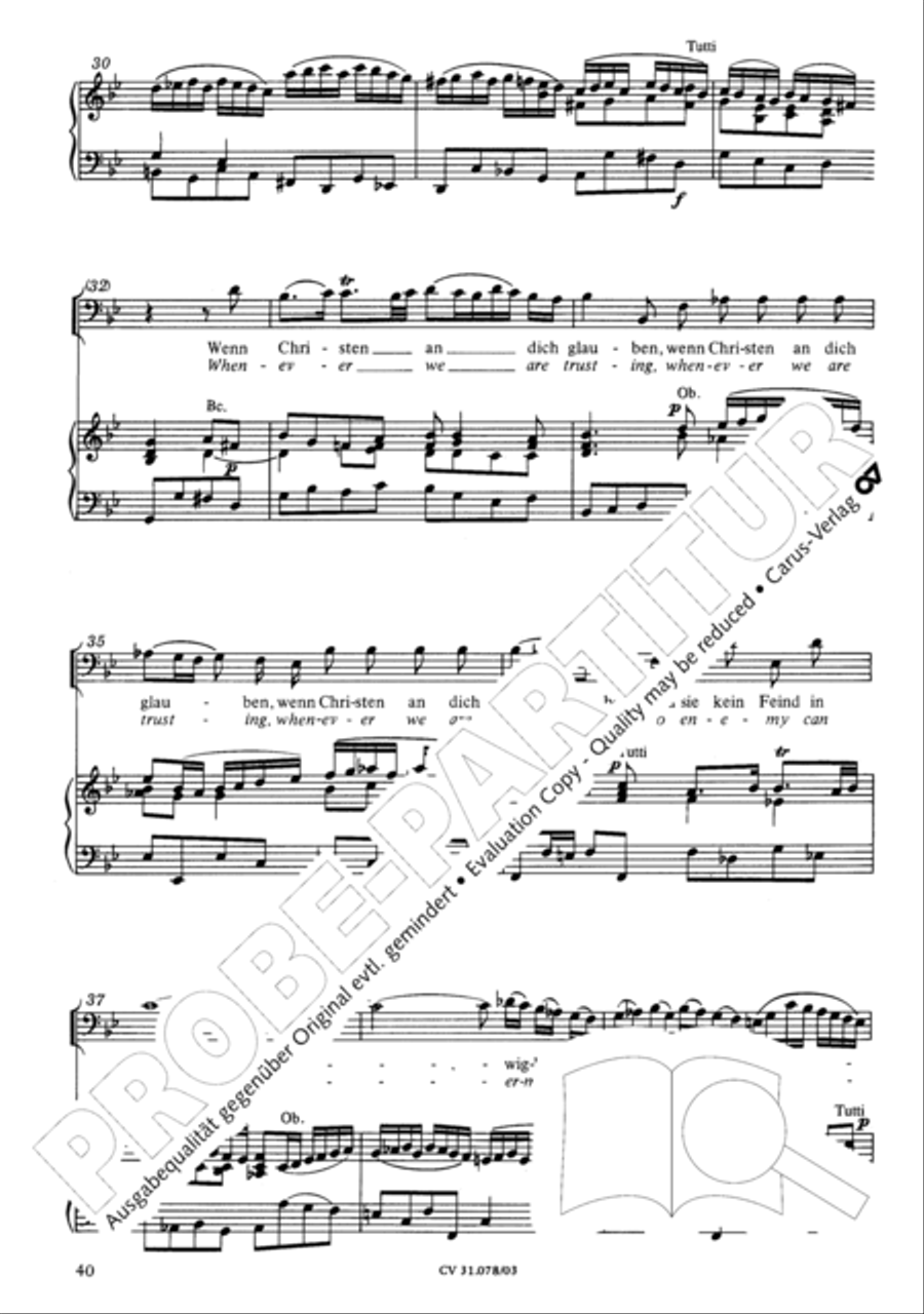 Jesus, you have freed my spirit (Jesu, der du meine Seele) 4-Part scores gallery preview page 41