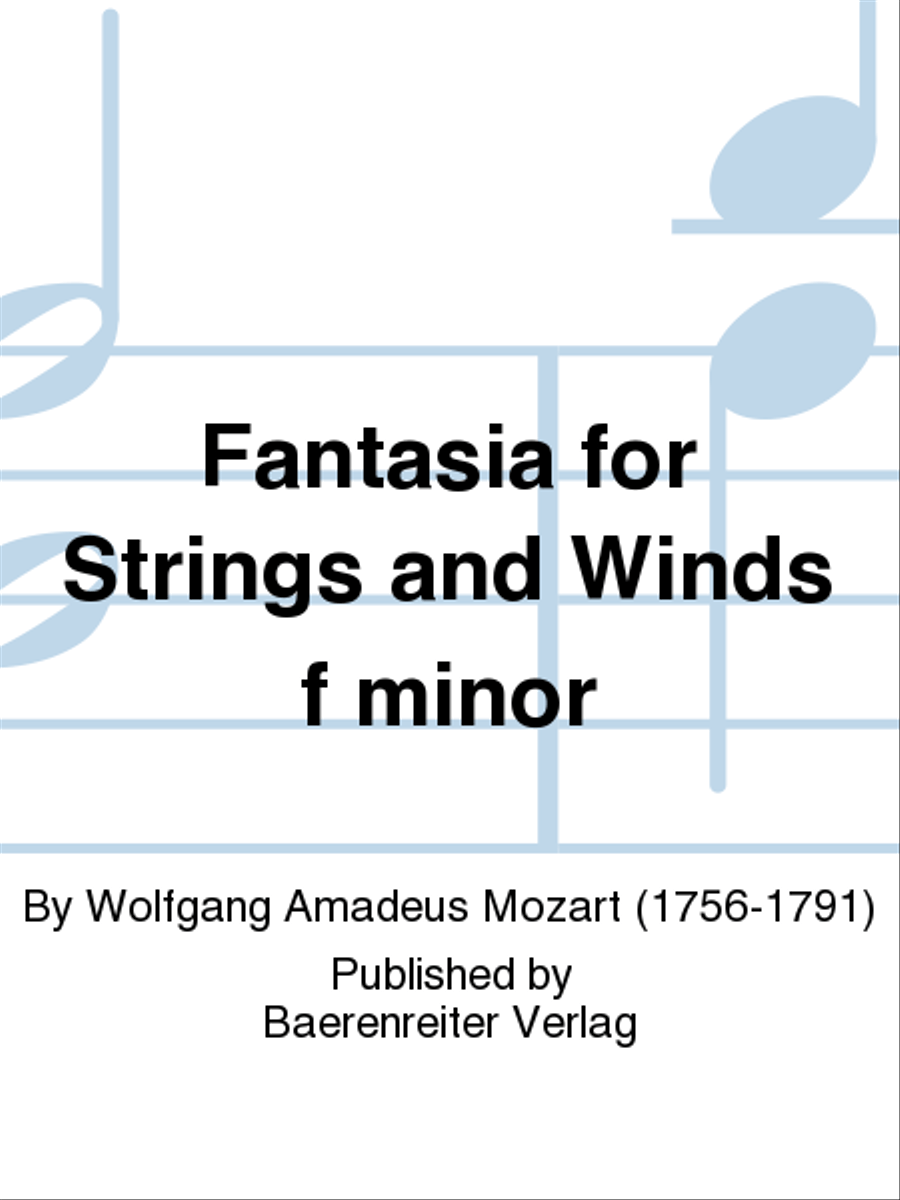 Fantasia for Strings and Winds f minor Violin scores gallery preview page 1