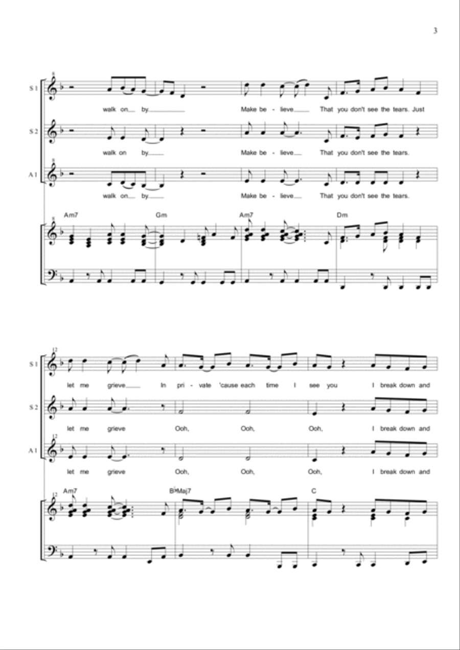 Walk On By Walk On By SSA scores gallery preview page 3