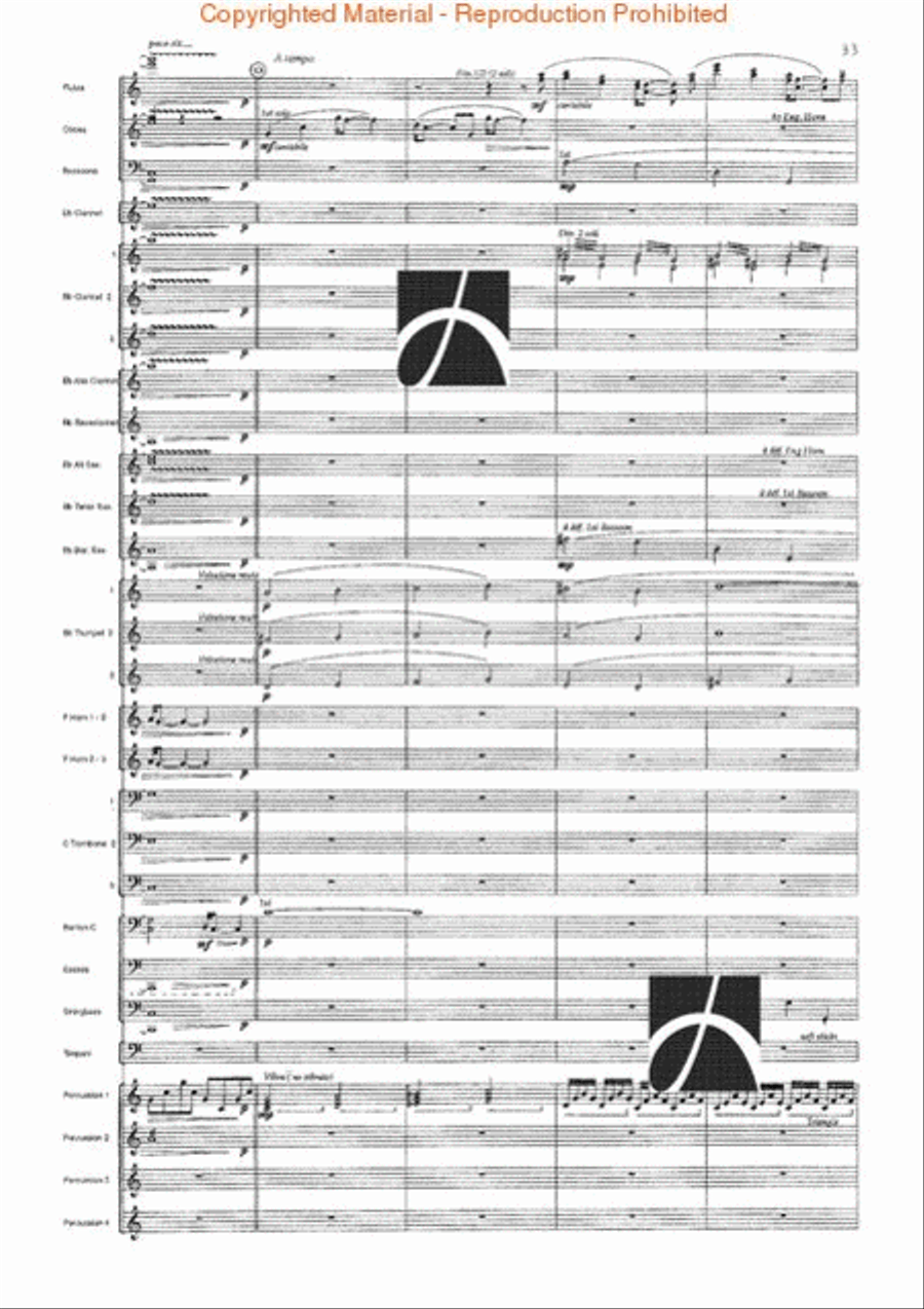 Spartacus Concert Band scores gallery preview page 34