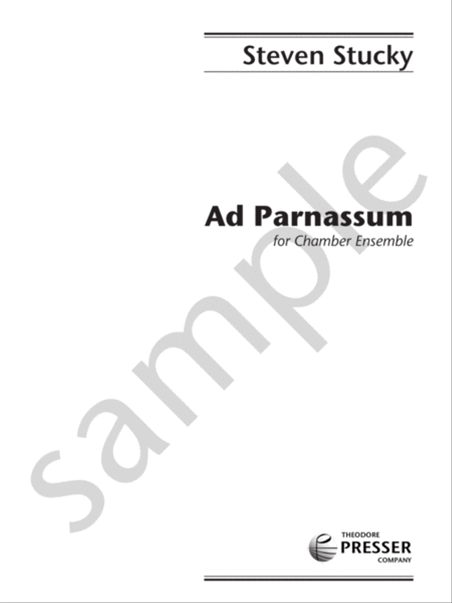Ad Parnassum Chamber Music scores gallery preview page 2