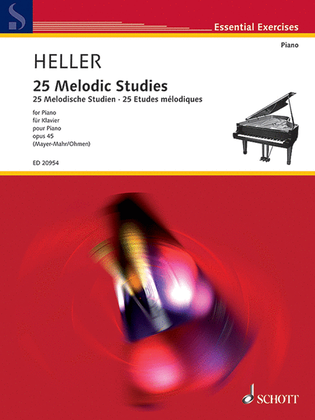 Book cover for 25 Melodic Studies, Op. 45