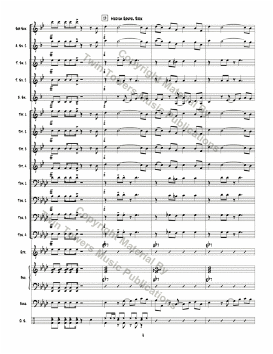 Jazz Revival Jazz Ensemble scores gallery preview page 9