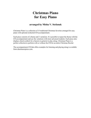 A Christmas Recital Collection, Very Easy Piano