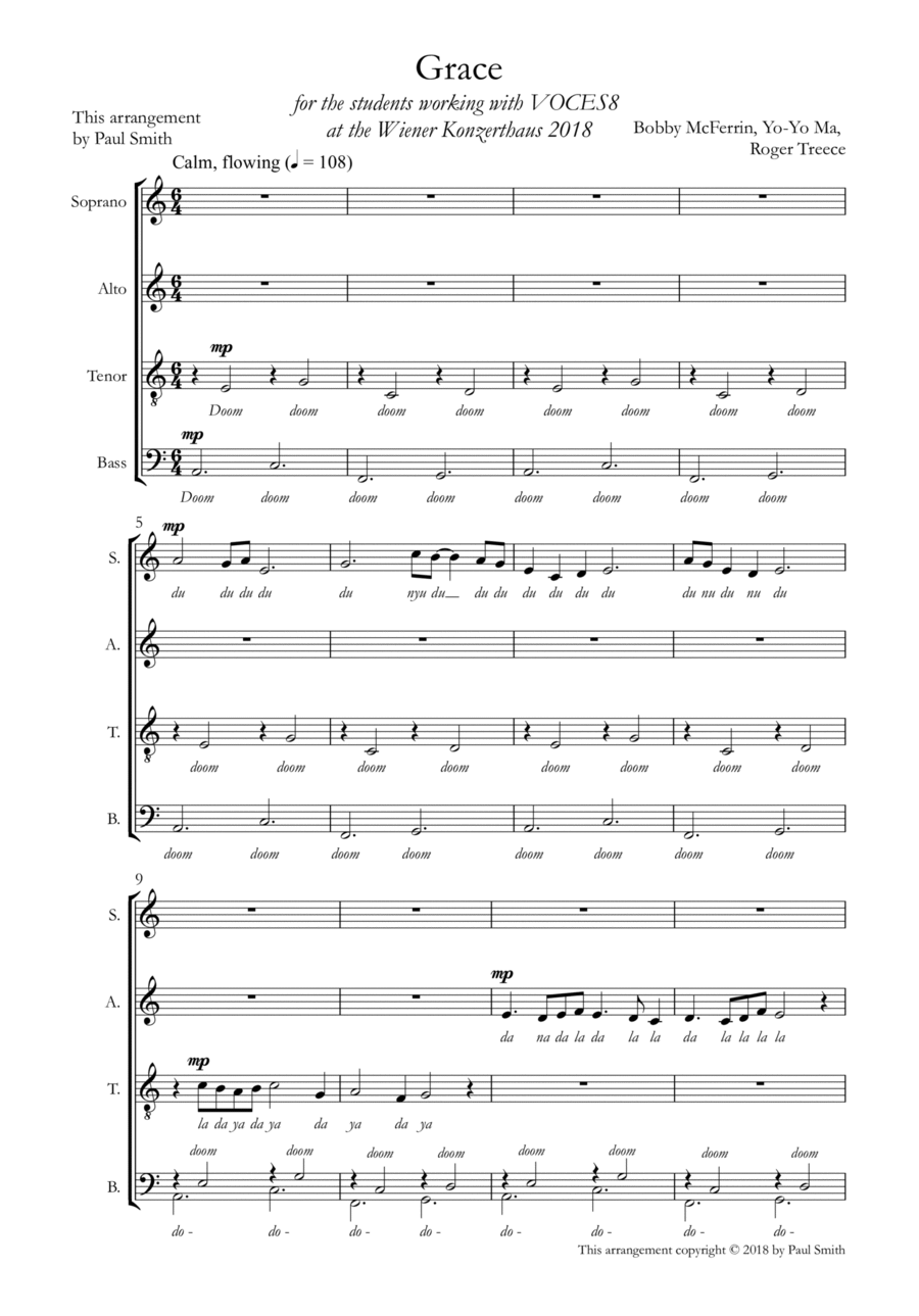 Grace 4-Part scores gallery preview page 1