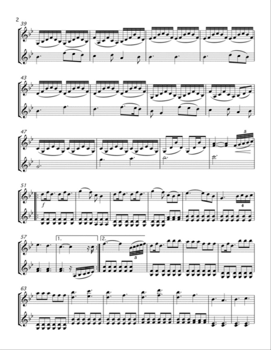A Thousand Years String Duet scores gallery preview page 2