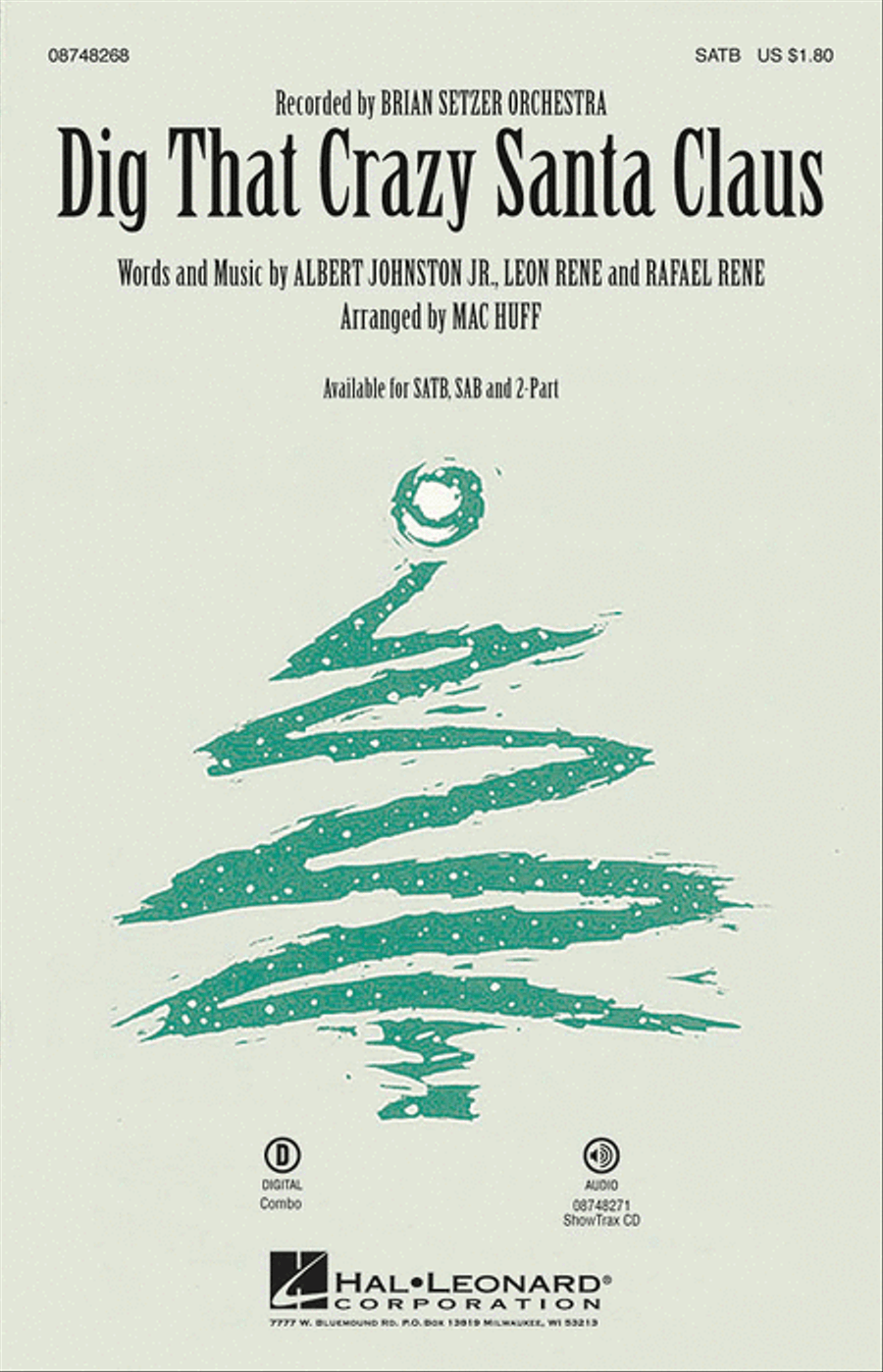 Dig That Crazy Santa Claus 4-Part scores gallery preview page 1