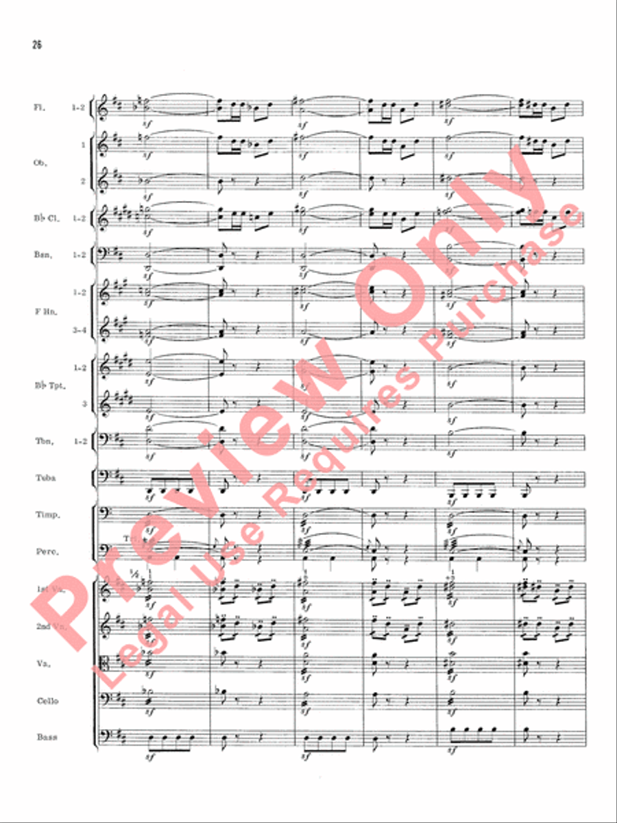William Tell Overture Full Orchestra scores gallery preview page 29