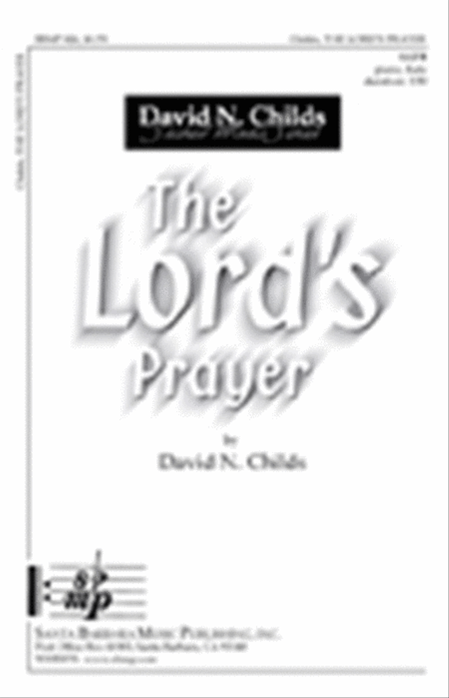 The Lord's Prayer 4-Part scores gallery preview page 1