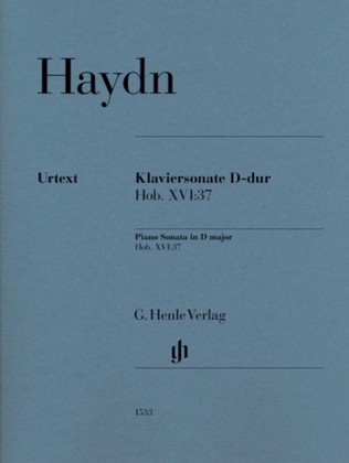 Book cover for Piano Sonata D Major