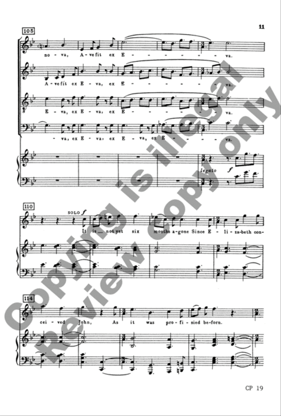 Nova, Nova! 4-Part scores gallery preview page 23