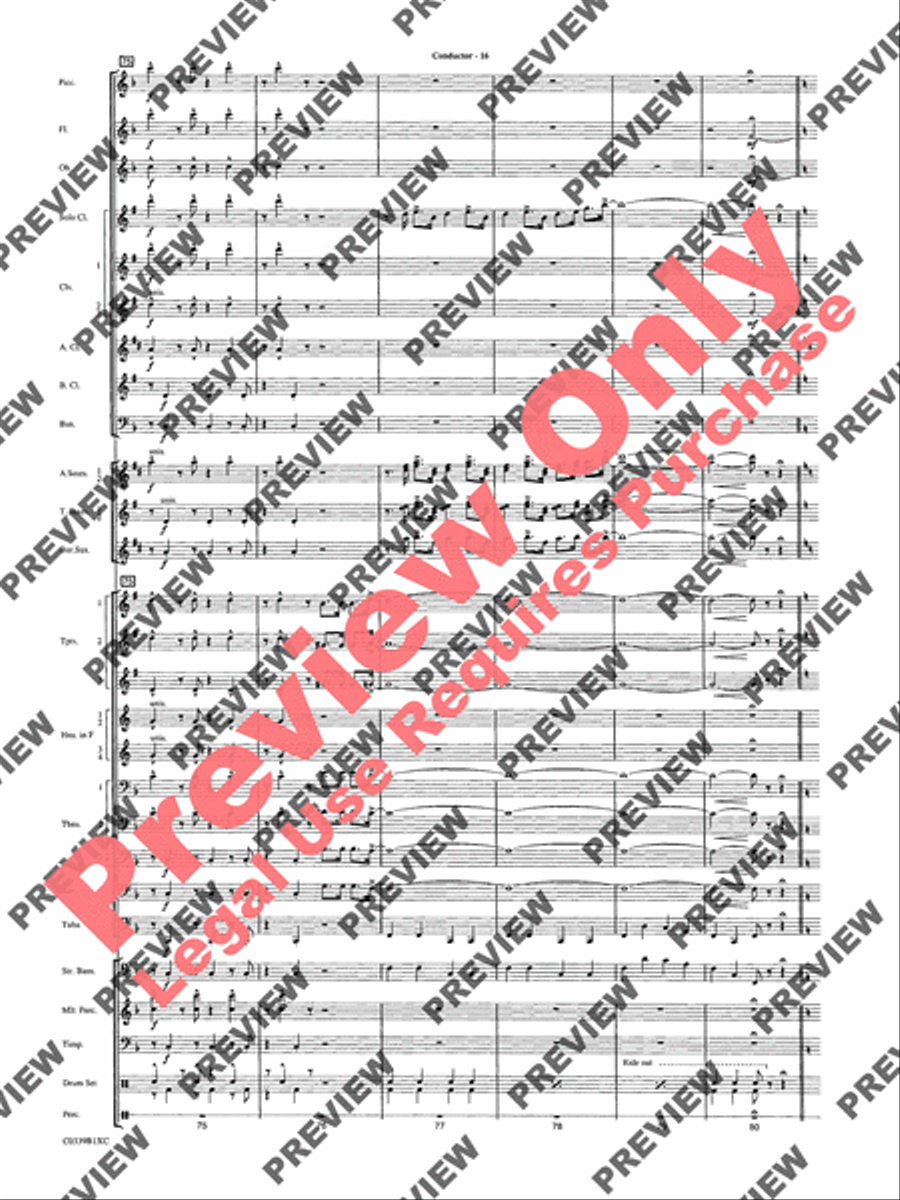 In the Miller Mood Concert Band scores gallery preview page 19