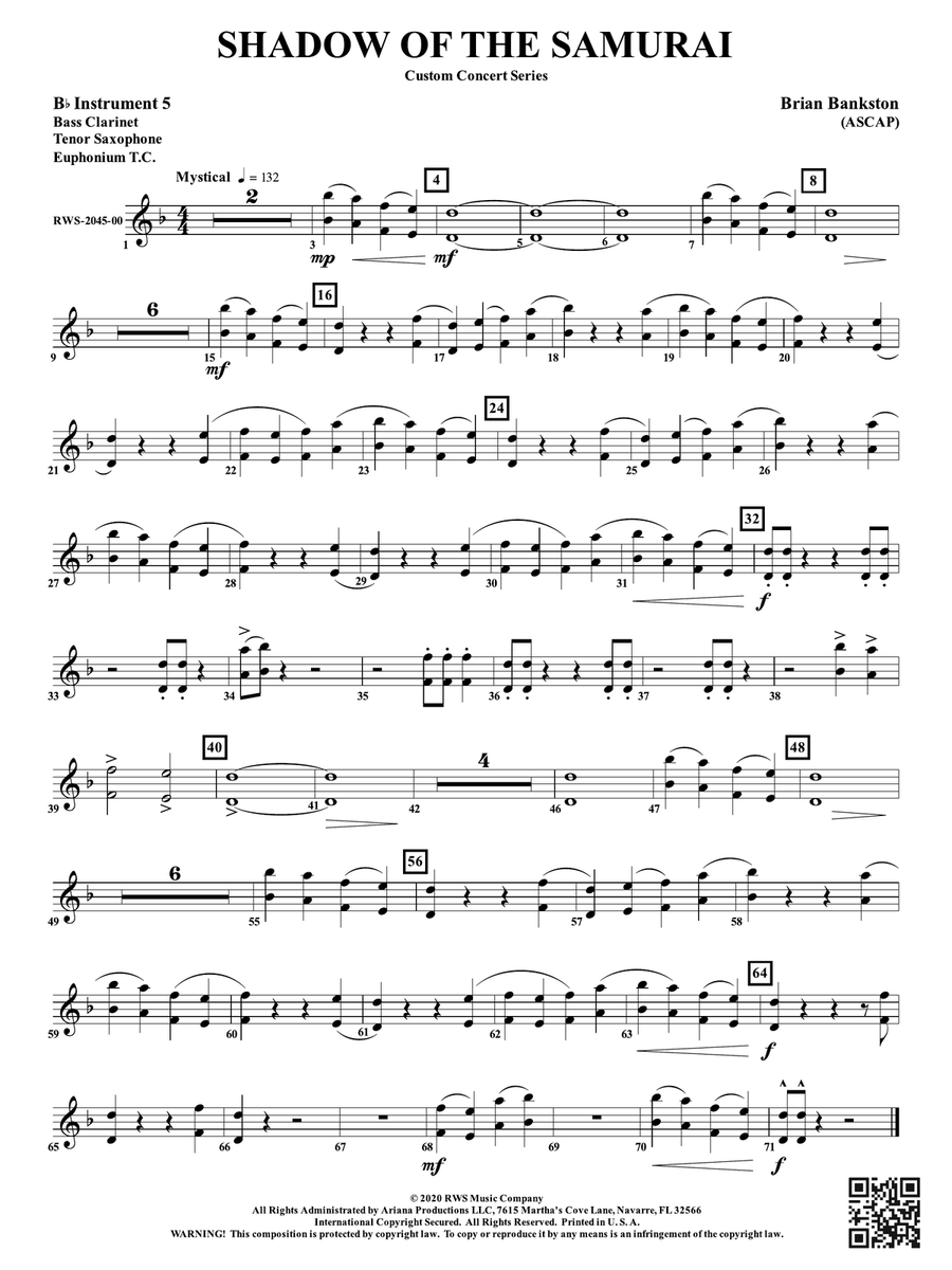 Shadow of the Samurai: Part 5 - B-flat Instruments