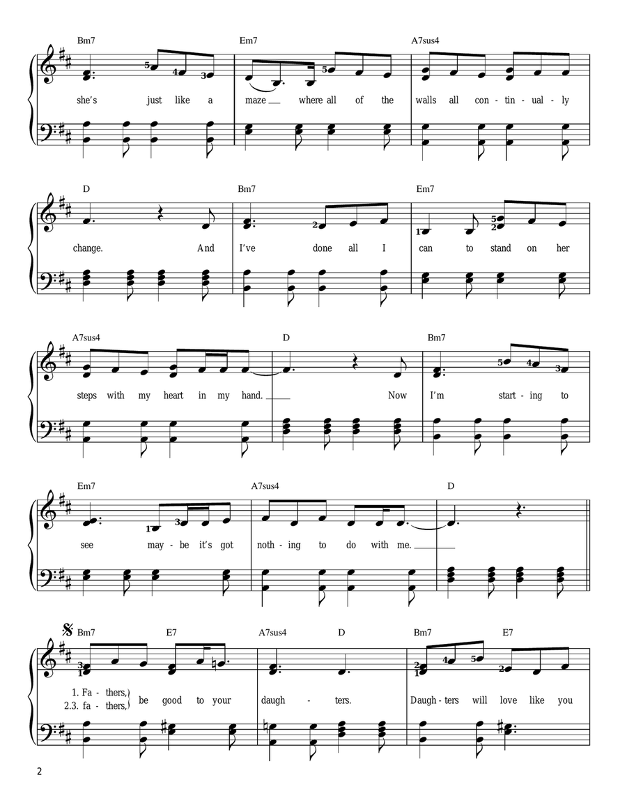 Daughters Voice scores gallery preview page 2