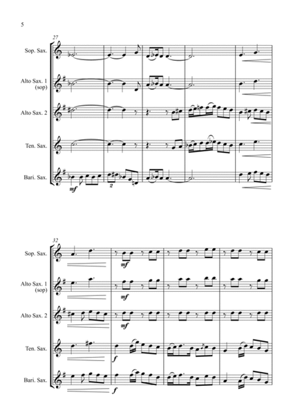 Celtic Lament - for Saxophone Quartet image number null