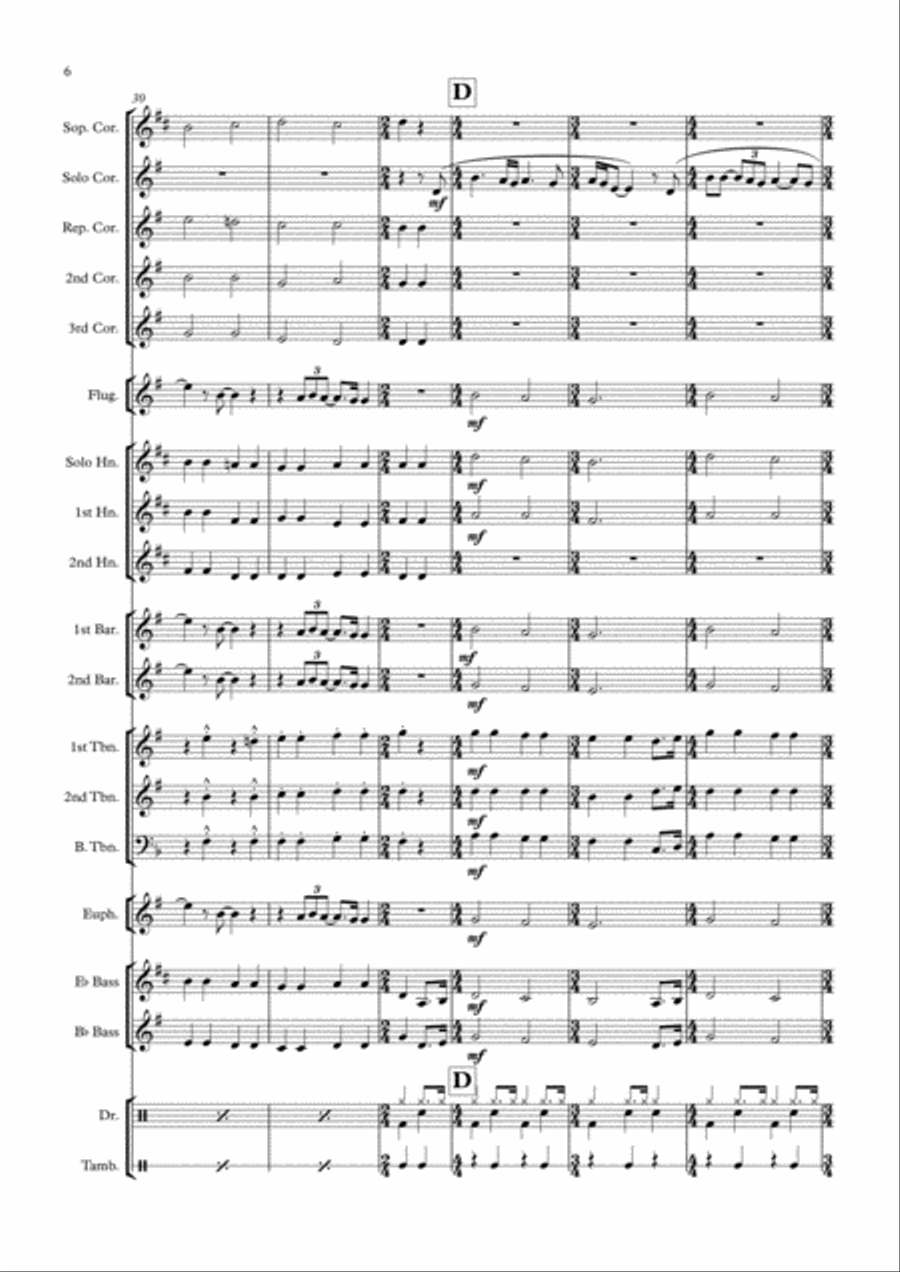 All You Need Is Love Brass Band scores gallery preview page 6