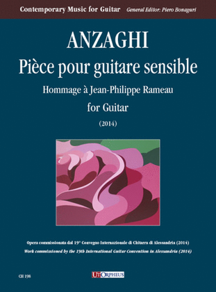 Pièce pour guitare sensible. Hommage à Jean-Philippe Rameau for Guitar (2014)
