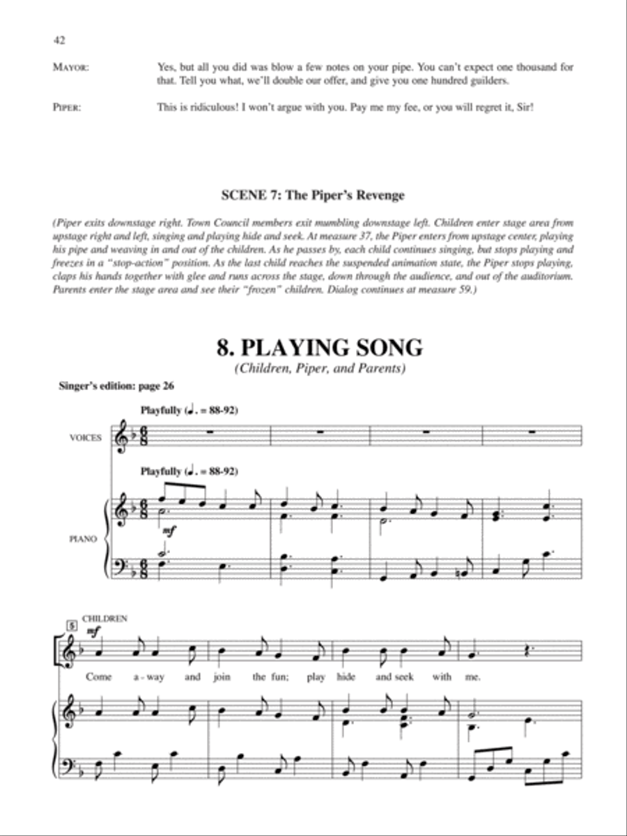 Rats! The Story of the Pied Piper - Performance Pack Choir scores gallery preview page 4