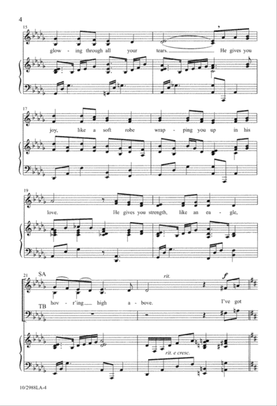 I've Got Peace I've Got Peace 4-Part scores gallery preview page 4