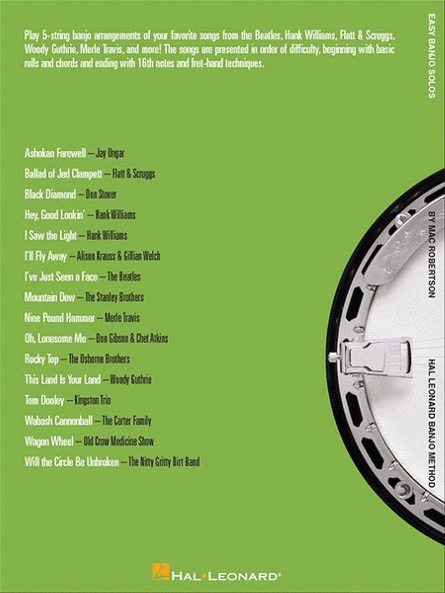 Easy Banjo Solos – Second Edition Banjo scores gallery preview page 6
