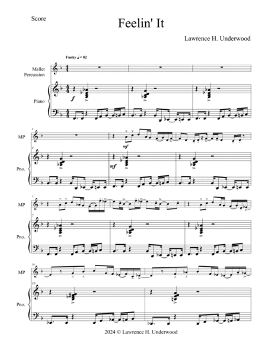 Feelin' It Piano scores gallery preview page 2