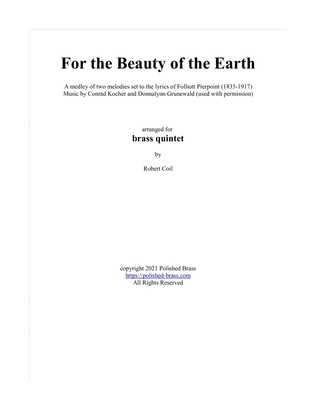 For the Beauty of the Earth (Brass Quintet)