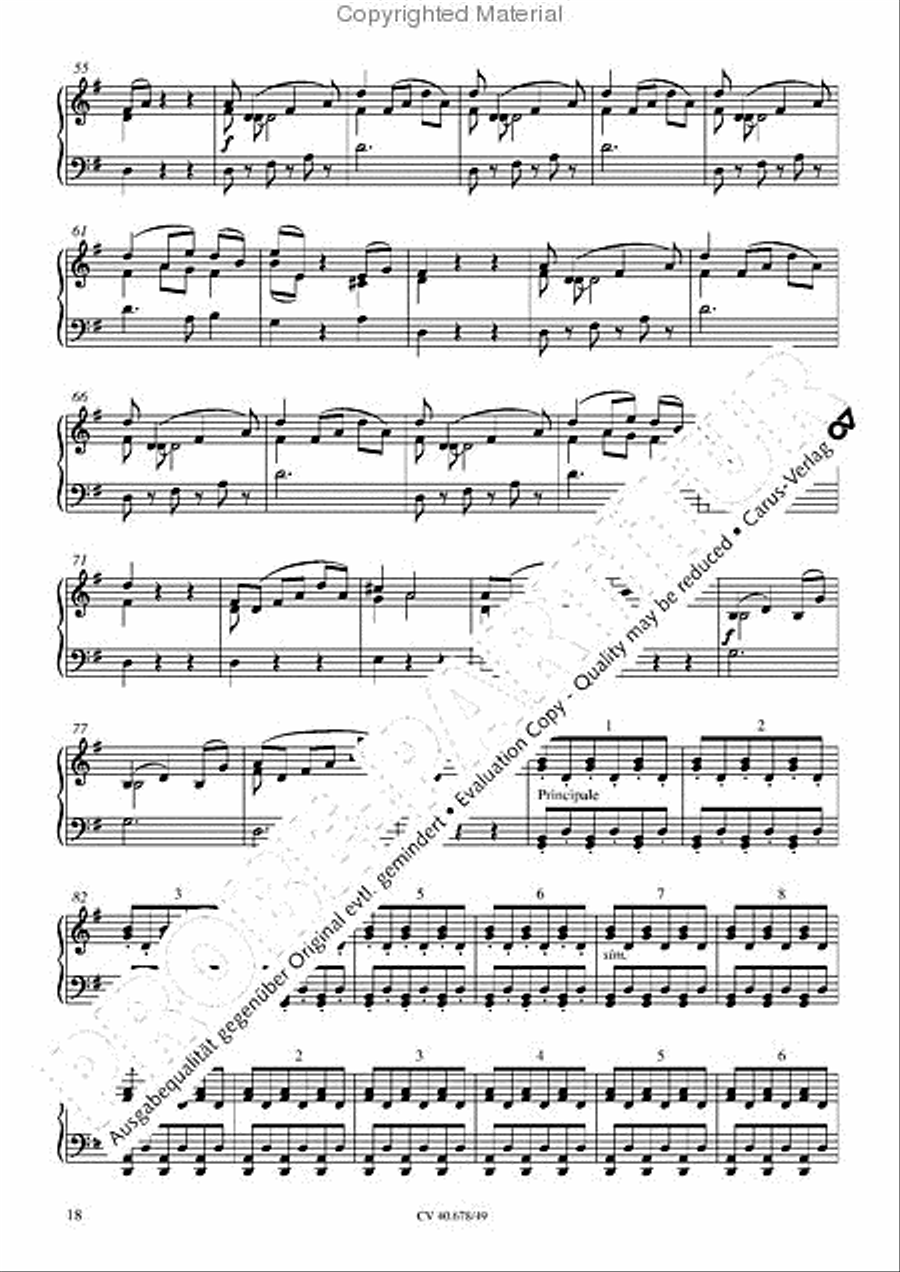 Missa pastoralis bohemica Organ scores gallery preview page 21