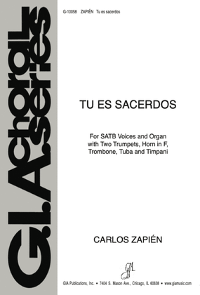 Book cover for Tu es sacerdos - Full Score and Parts