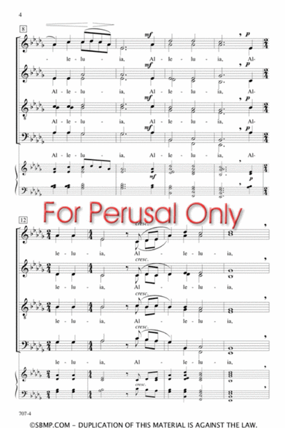 Alleluia - SATB divisi Octavo image number null