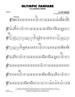 Olympic Fanfare (Bugler's Dream) - Violin