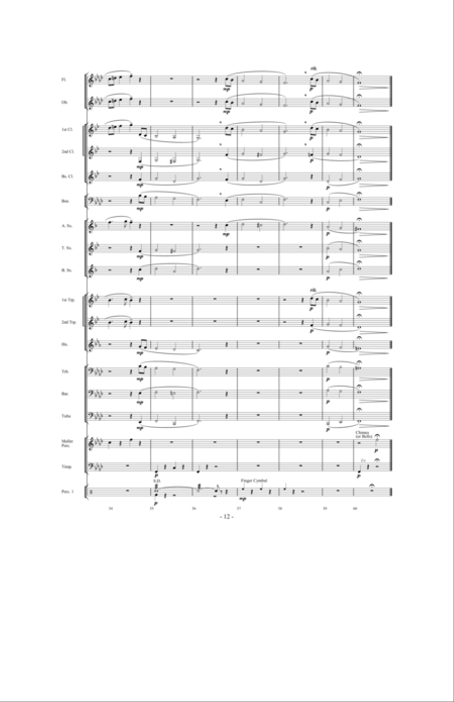 I'll Love My Love Concert Band scores gallery preview page 11