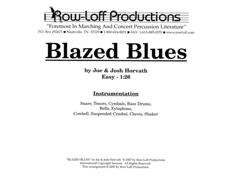 Blazed Blues w/Tutor Tracks