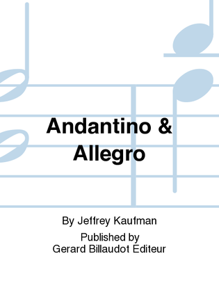 Book cover for Andantino & Allegro