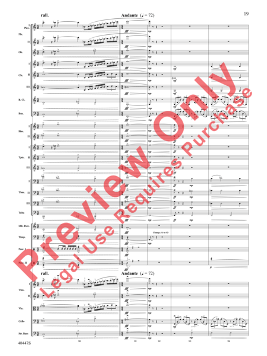 Triumph of the Argonauts Full Orchestra scores gallery preview page 20