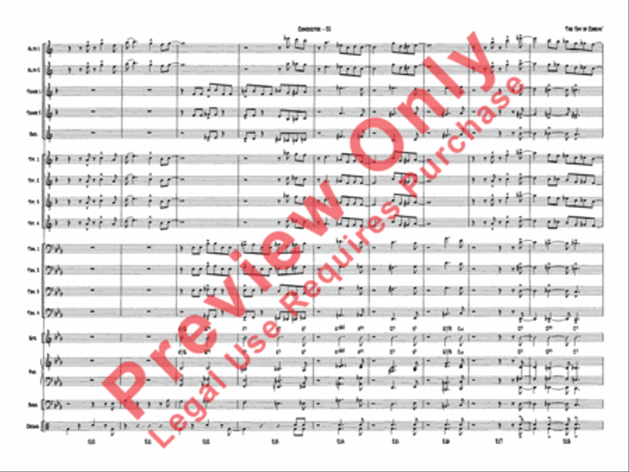 The Joy of Cookin' Jazz Ensemble scores gallery preview page 25