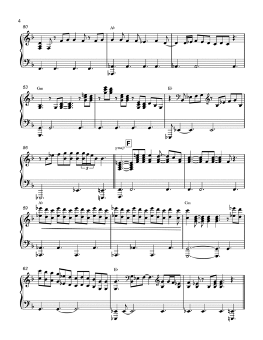 I Believe Piano Solo scores gallery preview page 4