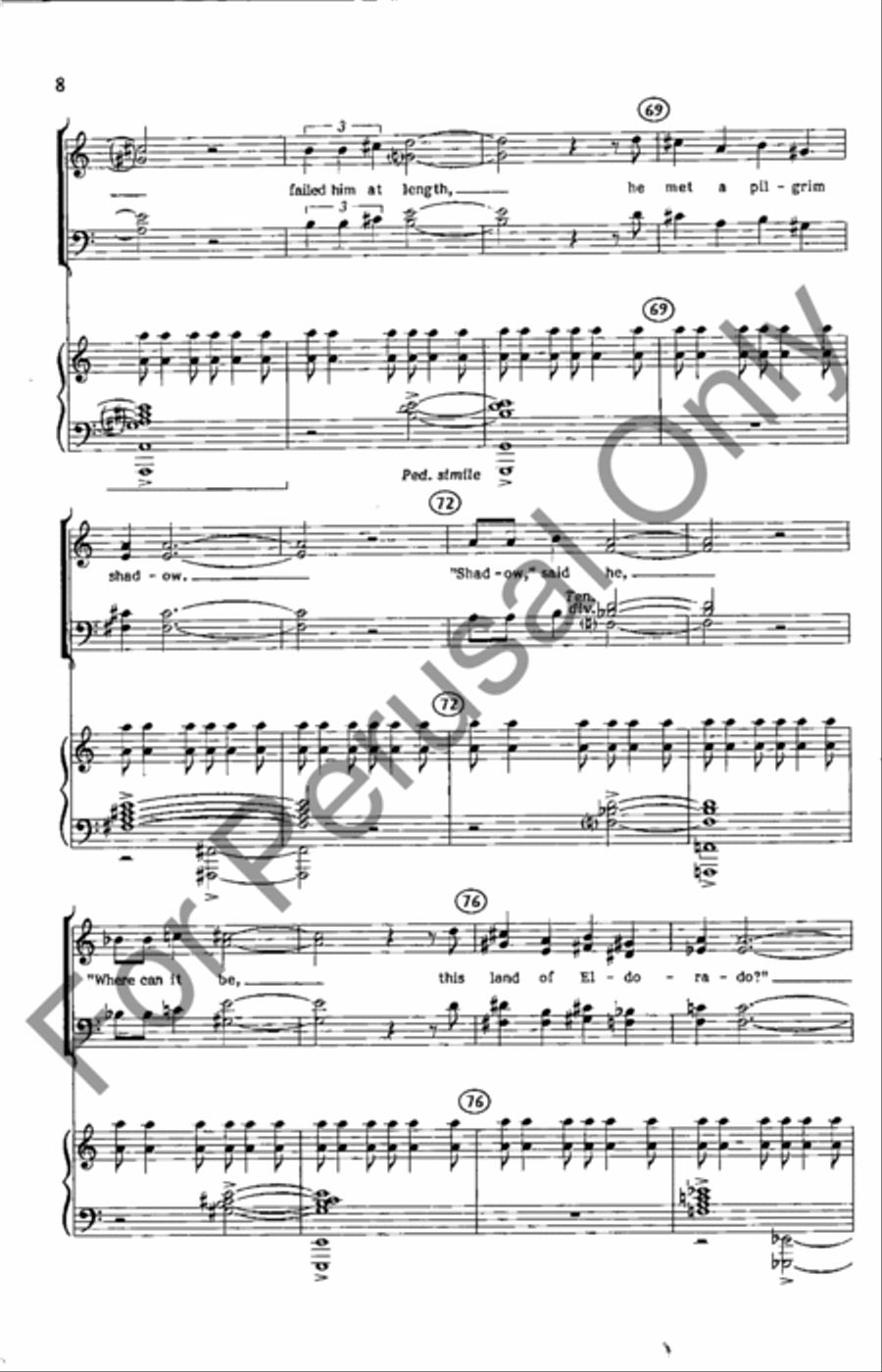 Eldorado Eldorado 4-Part scores gallery preview page 8