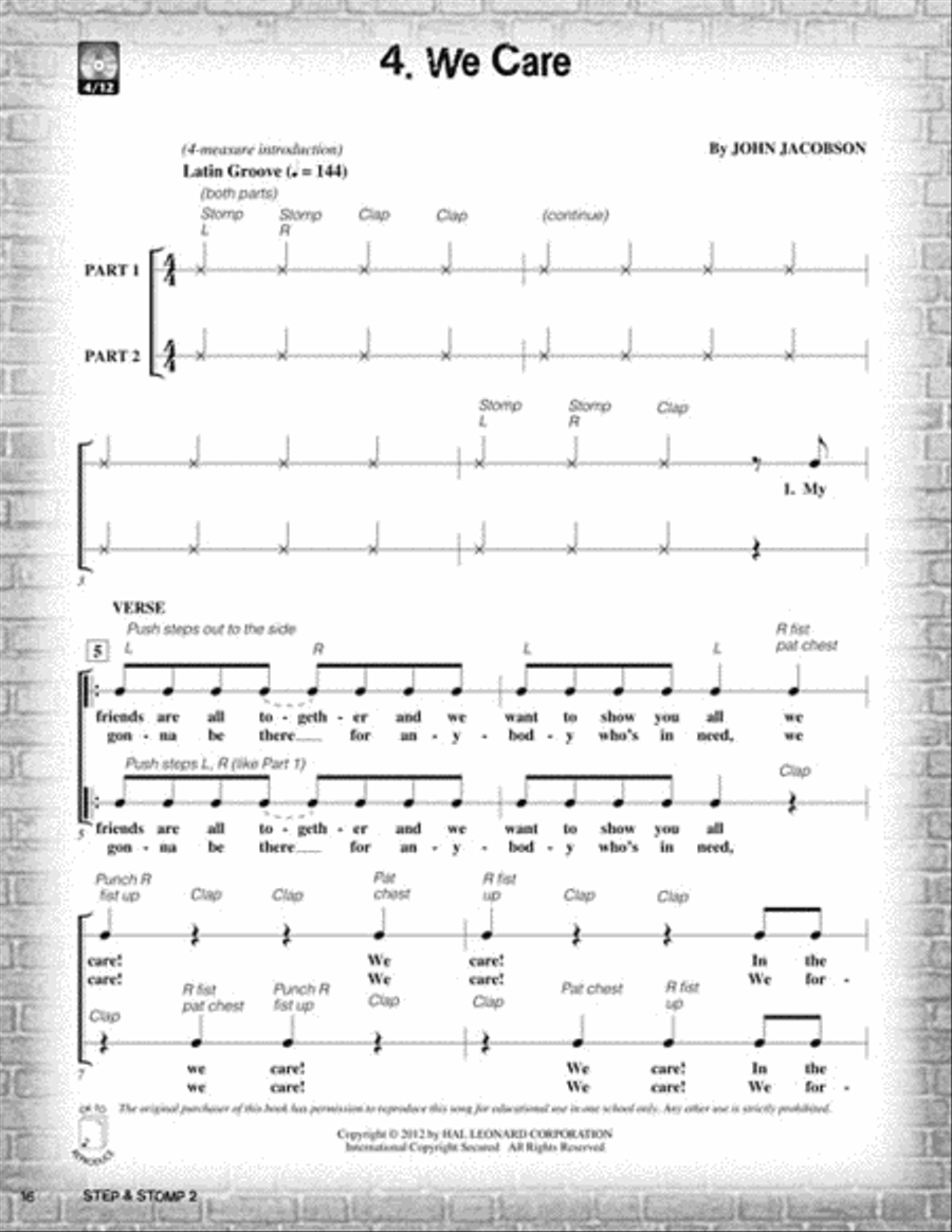 Step & Stomp 2 Choir scores gallery preview page 5