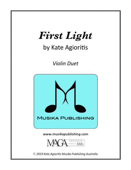 First Light - Violin Duet image number null
