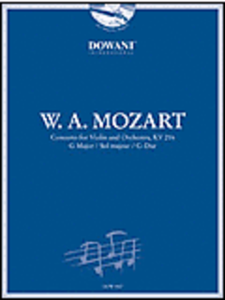 Book cover for Mozart: Concerto for Violin and Orchestra KV 216 in G Major