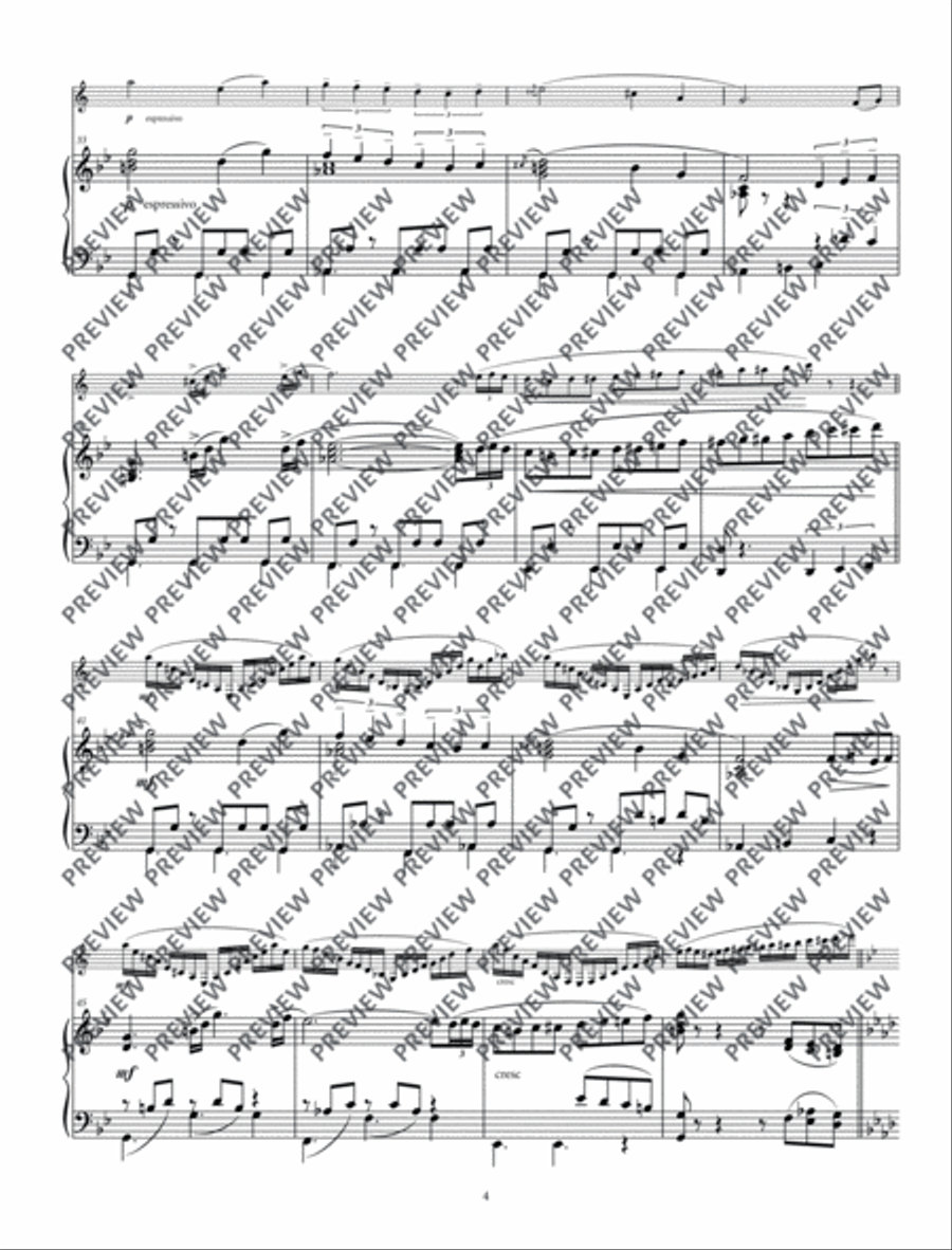 Concerto for Clarinets Clarinet Solo scores gallery preview page 5