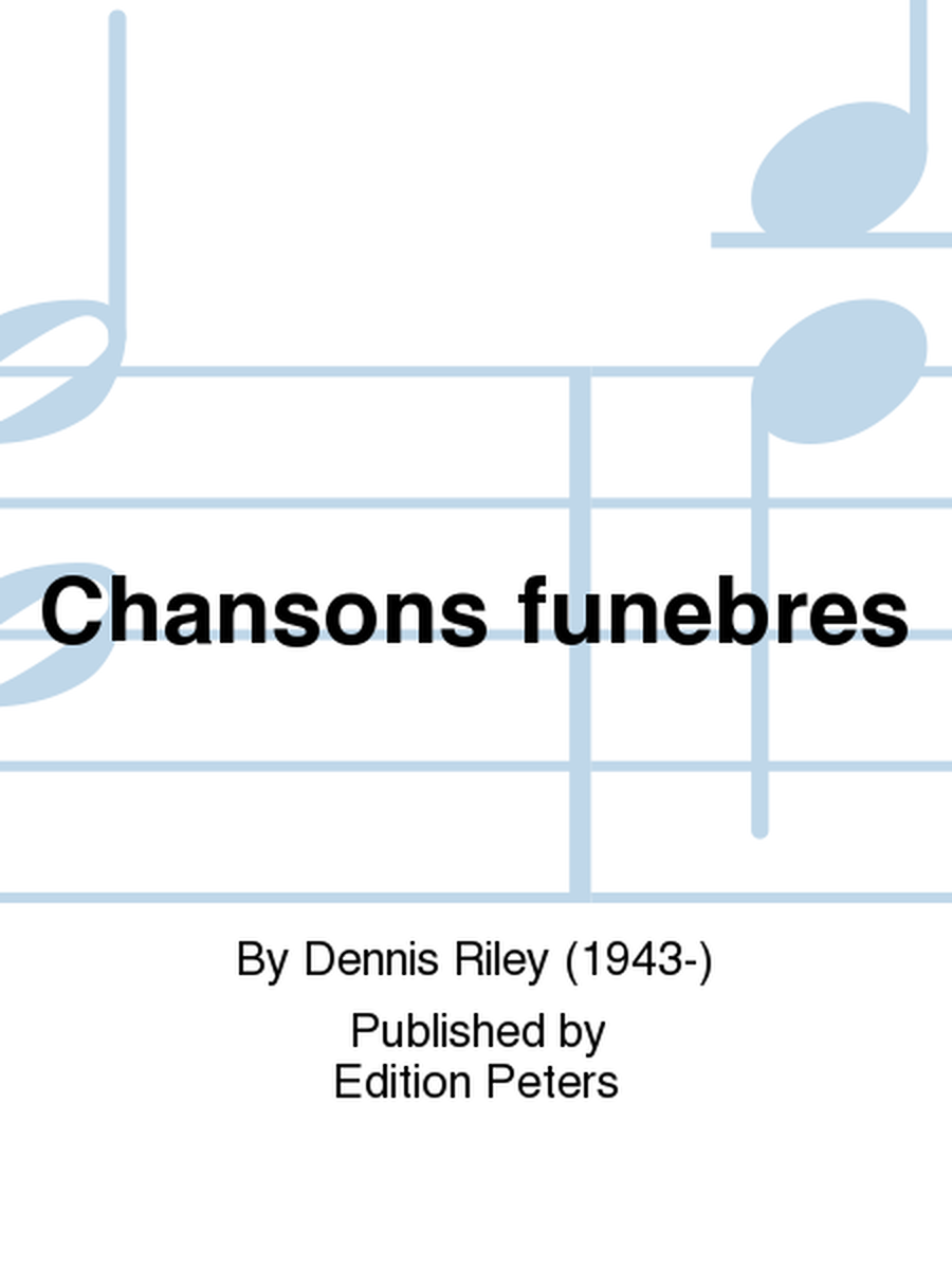 Chansons funebres