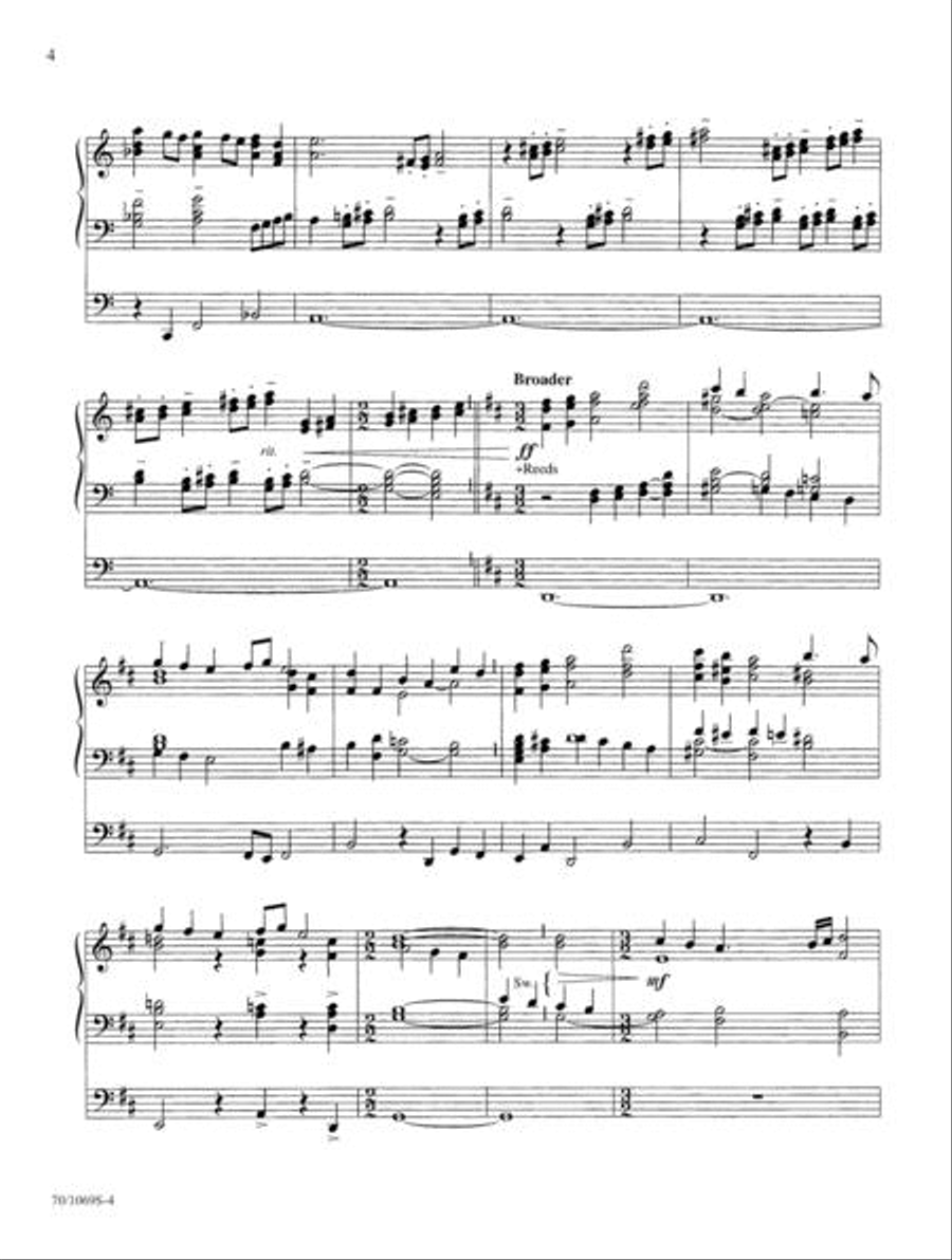 Praise Organ Solo scores gallery preview page 5