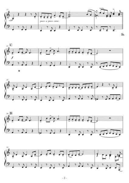 Abusey junction - Kokoroko Sheet music for Piano (Solo) Easy