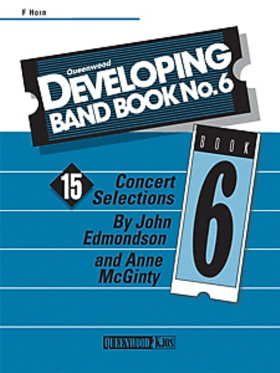 Developing Band Book No. 6 - French Horn Concert Band Methods scores gallery preview page 1